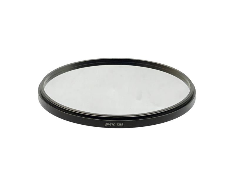 Load image into Gallery viewer, MidOpt BP470-S86 470nm Blue Bandpass Optical Filter 86mm Machine Vision