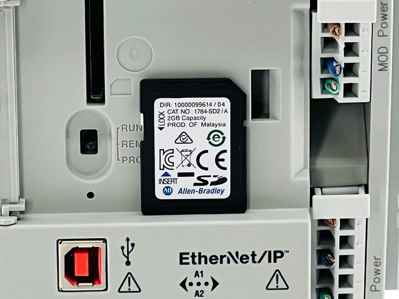 Load image into Gallery viewer, Allen-Bradley 5069-L306ER CompactLogix 5380 PLC Controller 1784-SD2/A