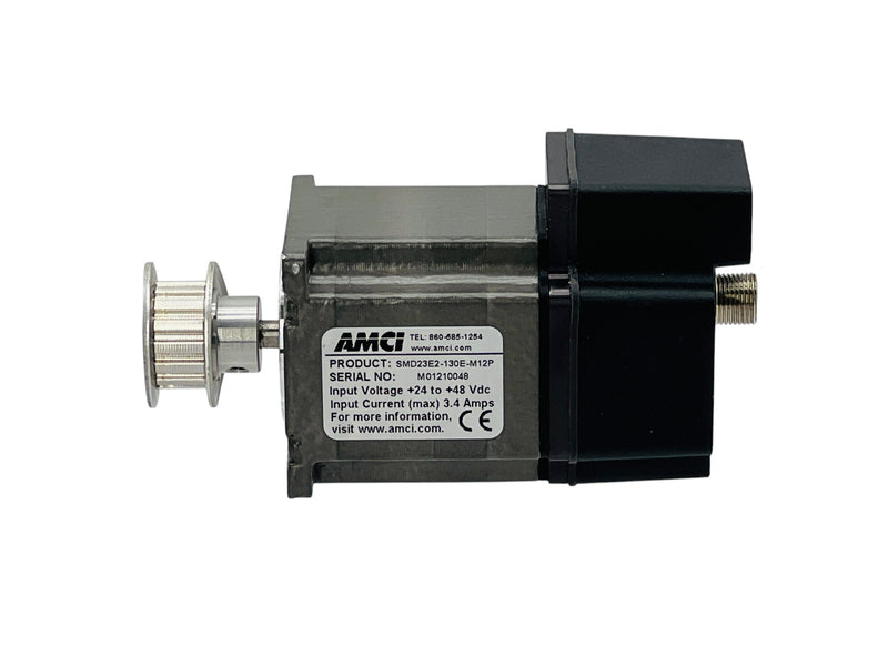 Load image into Gallery viewer, AMCI SMD23E2-130E-M12P Integrated Stepper Motor EtherNet/IP 24-48VDC