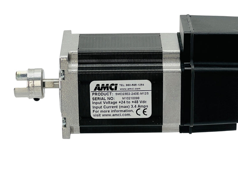Load image into Gallery viewer, AMCI SMD23E2-240E-M12S NEMA 23 Integrated Stepper Motor EtherNet/IP 24-48VDC