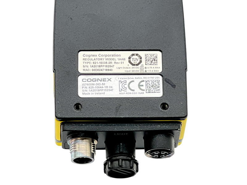Load image into Gallery viewer, Cognex 825-10644-1R IS7600M-363-50 Machine Vision Camera · photo 8