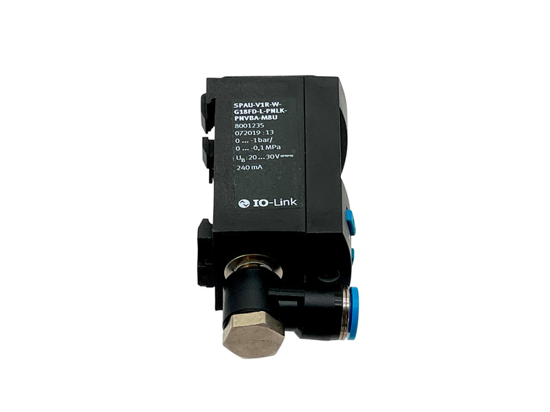 Load image into Gallery viewer, Festo 8001235 SPAU-V1R-W-G18FD-L-PNLK-PNVBA-M8U Vacuum Pressure Sensor · photo 3