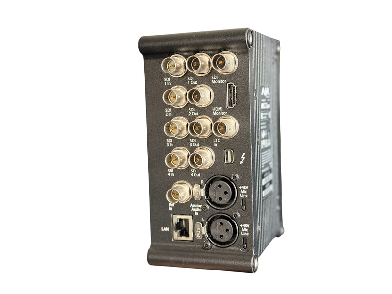Load image into Gallery viewer, AJA Ki Pro Quad Solid State 4K Recorder w/4-Pin AJA Power Supply
