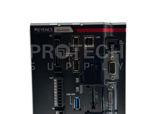 Keyence XG-X1202 Vision System Controller 2-Camera 2MP XG-X Series w/ 512MB SD
