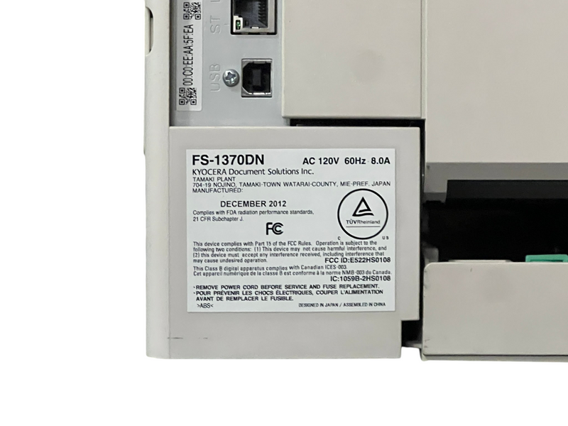 Load image into Gallery viewer, Kyocera FS-1370DN Laser Printer
