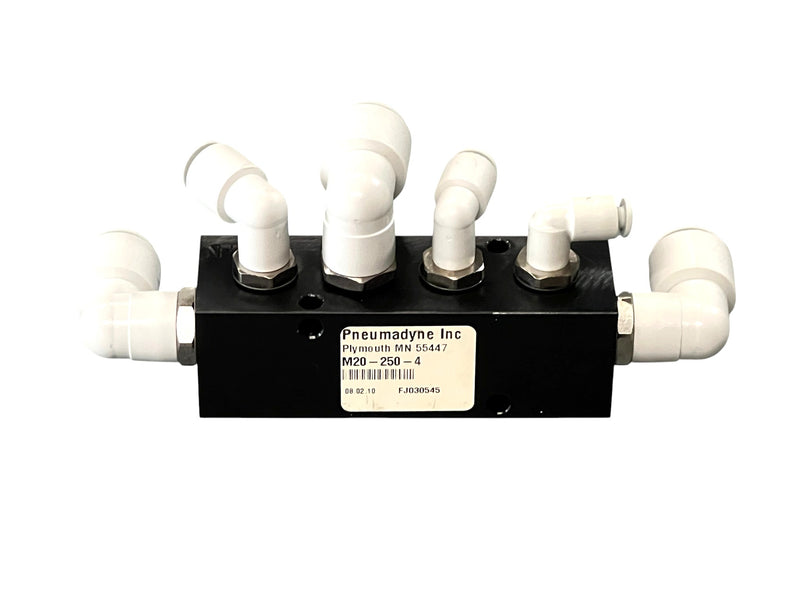 Load image into Gallery viewer, (Lot of 3) Pneumadyne Pneumatic Manifold M20-250-4 / M10-125-8 / M20-250-8
