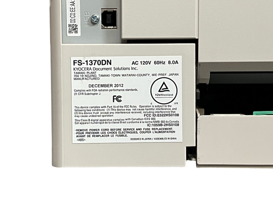 Kyocera FS-1370DN Laser Printer