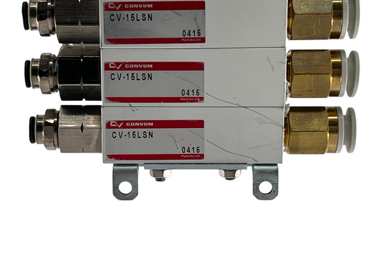 (Lot of 8) CONVUM CV-15LSN Pneumatic Vacuum Generator Ejector