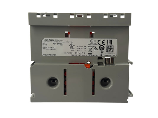 Allen-Bradley 5094-MB FLEX 5000 I/O mounting base, rear view with product label