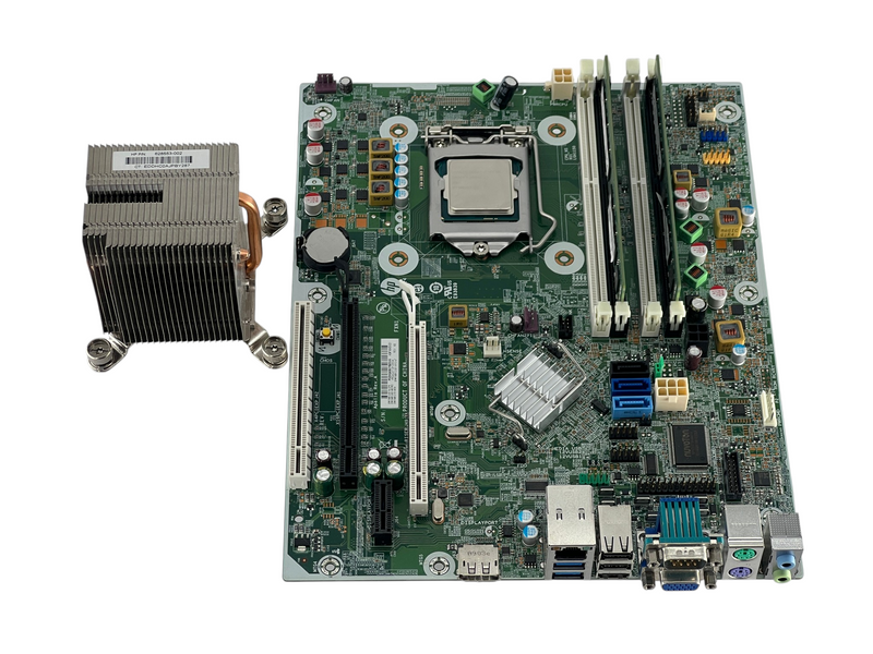 Load image into Gallery viewer, HP 748493-001 Motherboard + Intel Core i7-4770s + x2 Micron 8GB RAM + Heat Sink
