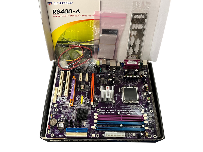 Load image into Gallery viewer, ECS Elitegroup RS400-A Desktop Motherboard NEW
