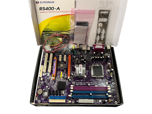 ECS Elitegroup RS400-A Desktop Motherboard NEW
