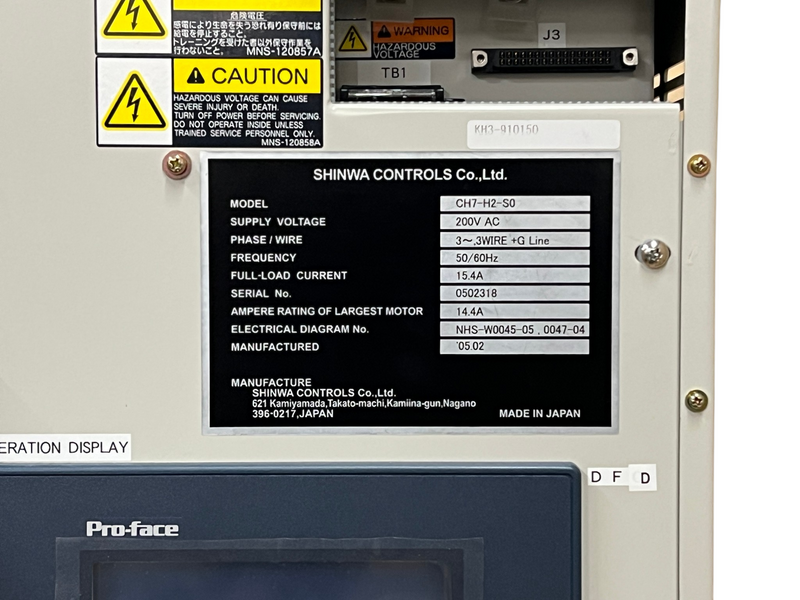 Load image into Gallery viewer, Shinwa Controls CH7-H2-S0 Semiconductor Test System Chiller NEW

