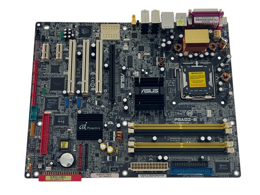 Asus P5AD2-E Deluxe Motherboard + Accessories NEW