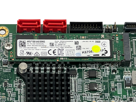 Intel Industrial Motherboard + Intel SSD J42128-101 + Samsung M474A1K43DB1 RAM