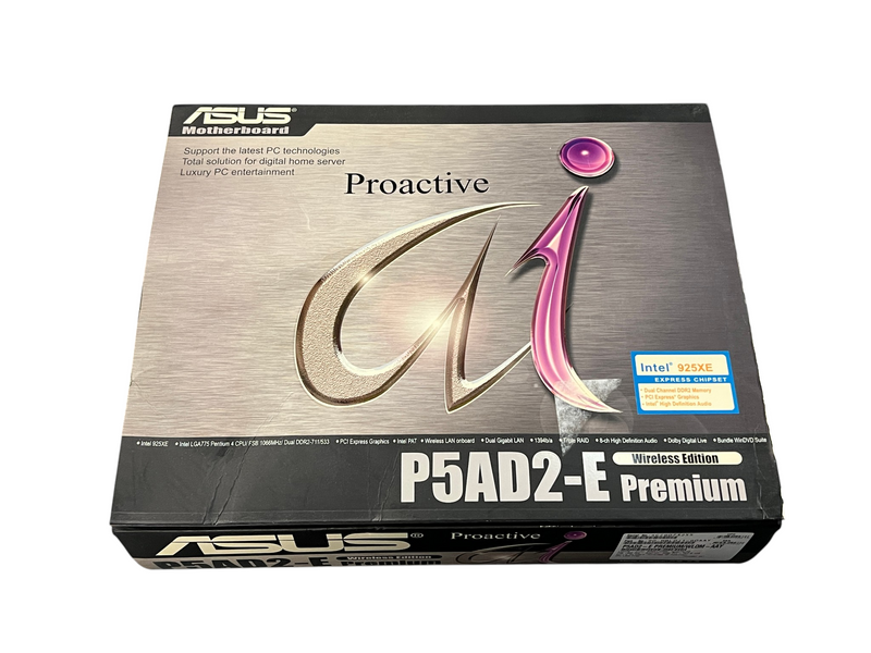 Load image into Gallery viewer, Asus P5AD2-E Deluxe Motherboard + Accessories NEW
