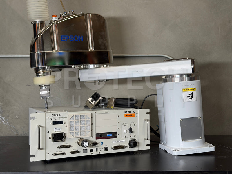 Load image into Gallery viewer, Epson G6-653C Cleanroom SCARA Robot 650mm 6kg w/ RC700-A Controller EtherNet/IP 2021
