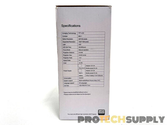 NEW DeepLee DP300 LED Mini Projector with WARRANTY