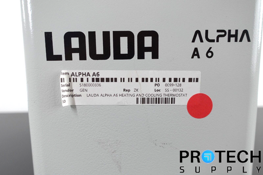 Lauda Alpha A6 Immersion Heater Circulator + Water Bath with WARRANTY