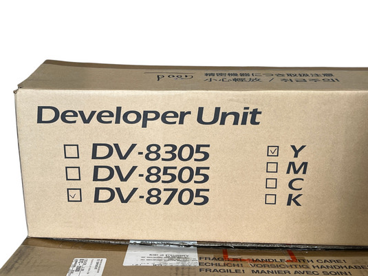 (Lot of 2) Kyocera Developer Unit x1 DV-8750Y x1 DC-8505Y