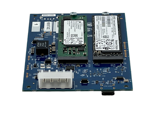Intel Thundercat3 SSD Test Board + Western Digital 256GB SSD + Micron 512GB SSD