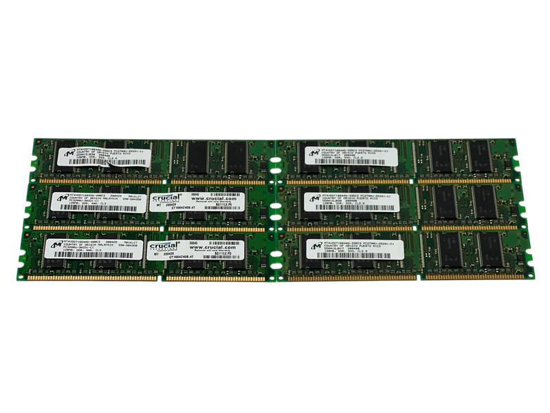 Load image into Gallery viewer, (Lot of 6) Micron 128MB RAM Memory Module
