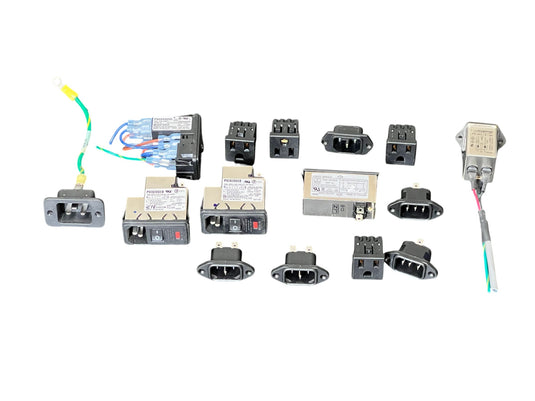 Lot of Misc Power Entry Modules + EMI Filters Schaffner / Corcom