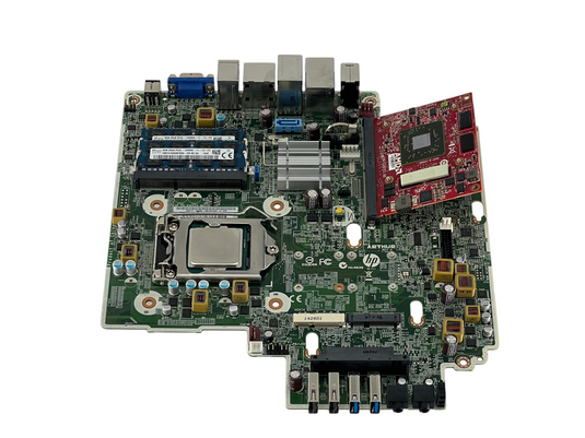 HP 696557-001 Motherboard + Intel Core i7-4790S + AMD Graphics Card + Heat Sink