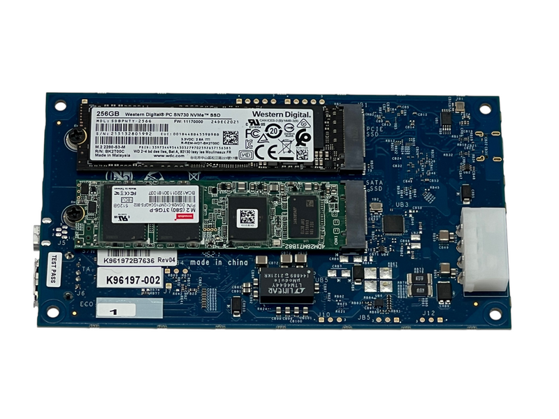 Load image into Gallery viewer, Intel Thundercat3 Test Board + Western Digital 256GB SSD + Innodisk 512GB SSD
