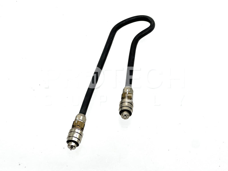 Load image into Gallery viewer, High-Pressure Micro Hydraulic Hose Assembly w/ Male Quick Disconnect Couplers
