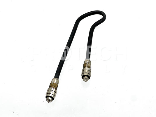 High-Pressure Micro Hydraulic Hose Assembly w/ Male Quick Disconnect Couplers