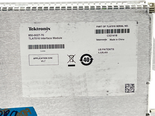 Tektronix 850-0027-70 TLA7016 Interface Module FOR PARTS / REPAIR