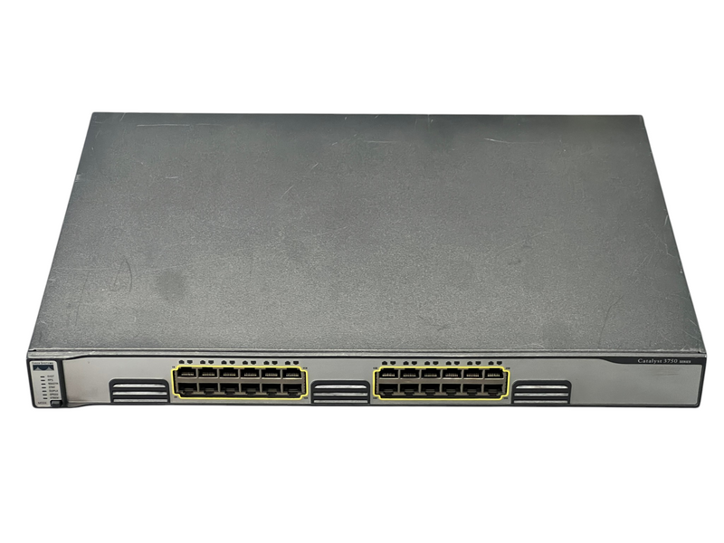 Load image into Gallery viewer, Cisco Catalyst 3750 Series 24-Port Gigabit Network Switch WS-C3750G-24T-S
