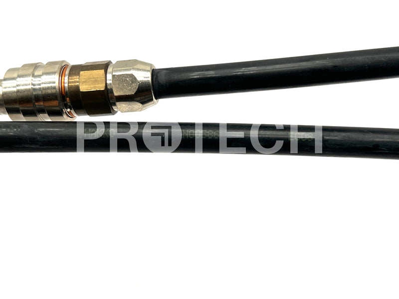 Load image into Gallery viewer, High-Pressure Micro Hydraulic Hose Assembly w/ Male Quick Disconnect Couplers
