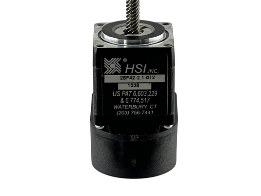 HSI 28F42-2.1-012 Hybrid Stepper Linear Actuator + US Digital Motor Encoder Assy