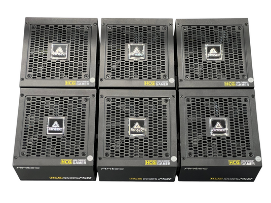 (Lot of 6) Antec HCG750 Gold PC Power Supply