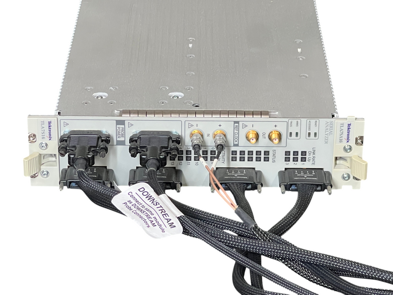 Load image into Gallery viewer, Tektronix TLA7SA16 Serial Data Analyzer + P67SA08S Slot Interposer Probe
