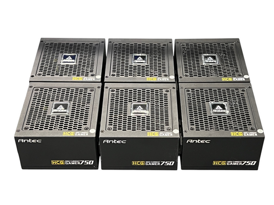 (Lot of 6) Antec HCG750 Gold PC Power Supply