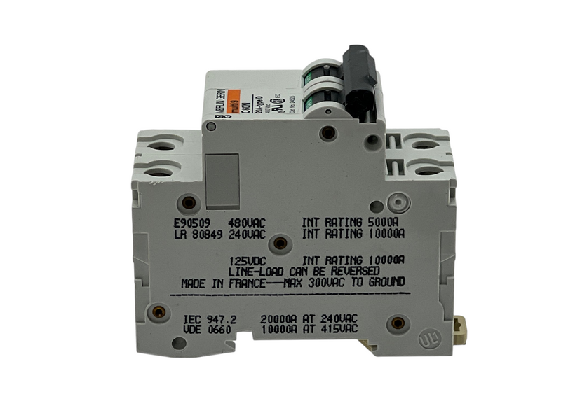 Load image into Gallery viewer, (Lot of 2) Merlin Gerin Multi-9 C60N 2-Pole Circuit Breaker
