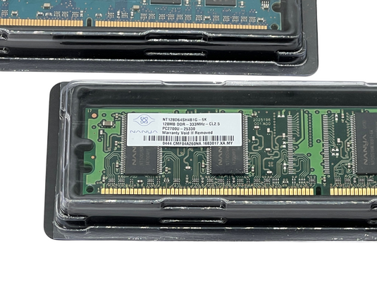 (Lot of 6) Nanya RAM Memory Module x4 256Mb + x2 128Mb
