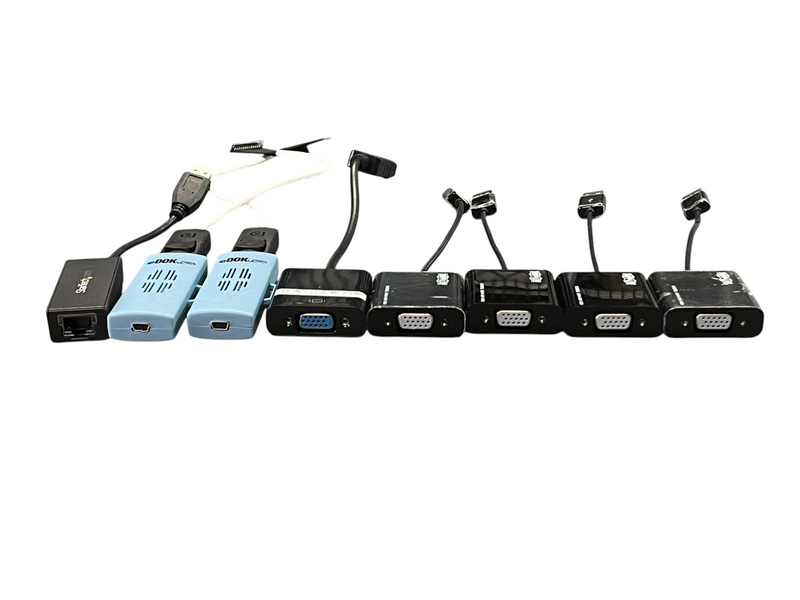 Load image into Gallery viewer, (Lot of 8) Misc USB Adapters StarTech / eDOK / Tripp Lite
