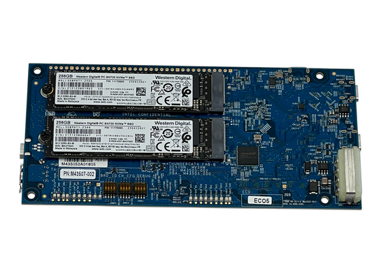 Intel Thundercat3 Test Board + x2 Western Digital SN730 256GB SSD Assy
