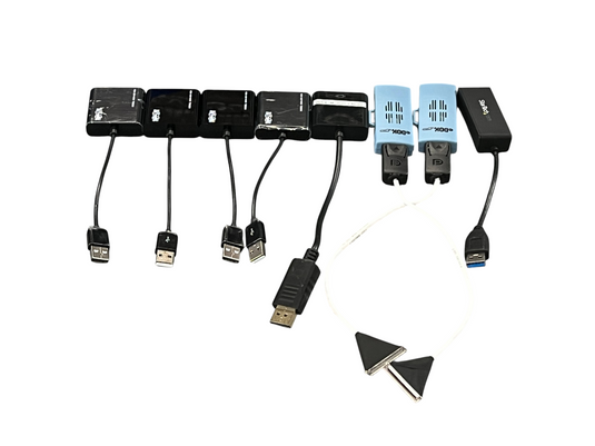 (Lot of 8) Misc USB Adapters StarTech / eDOK / Tripp Lite