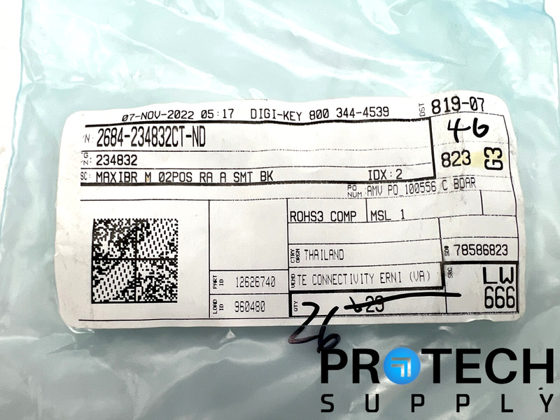 Load image into Gallery viewer, 11/Pk TE Connectivity 234832 Connector Header Surface Mount NEW with WARRANTY
