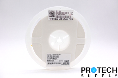 (10,000/Reel) Yageo CC0402MRX5R6BB105 Capacitor Ceramic 1uF ±20% NEW & WARRANTY