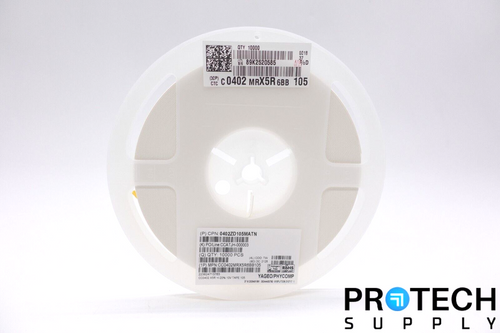 (10,000/Reel) Yageo CC0402MRX5R6BB105 Capacitor Ceramic 1uF ±20% NEW & WARRANTY