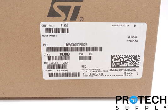 (10,000/Reel) STMicroelectronics LD39030ADTPU12R Linear Reg IC 300MA NEW