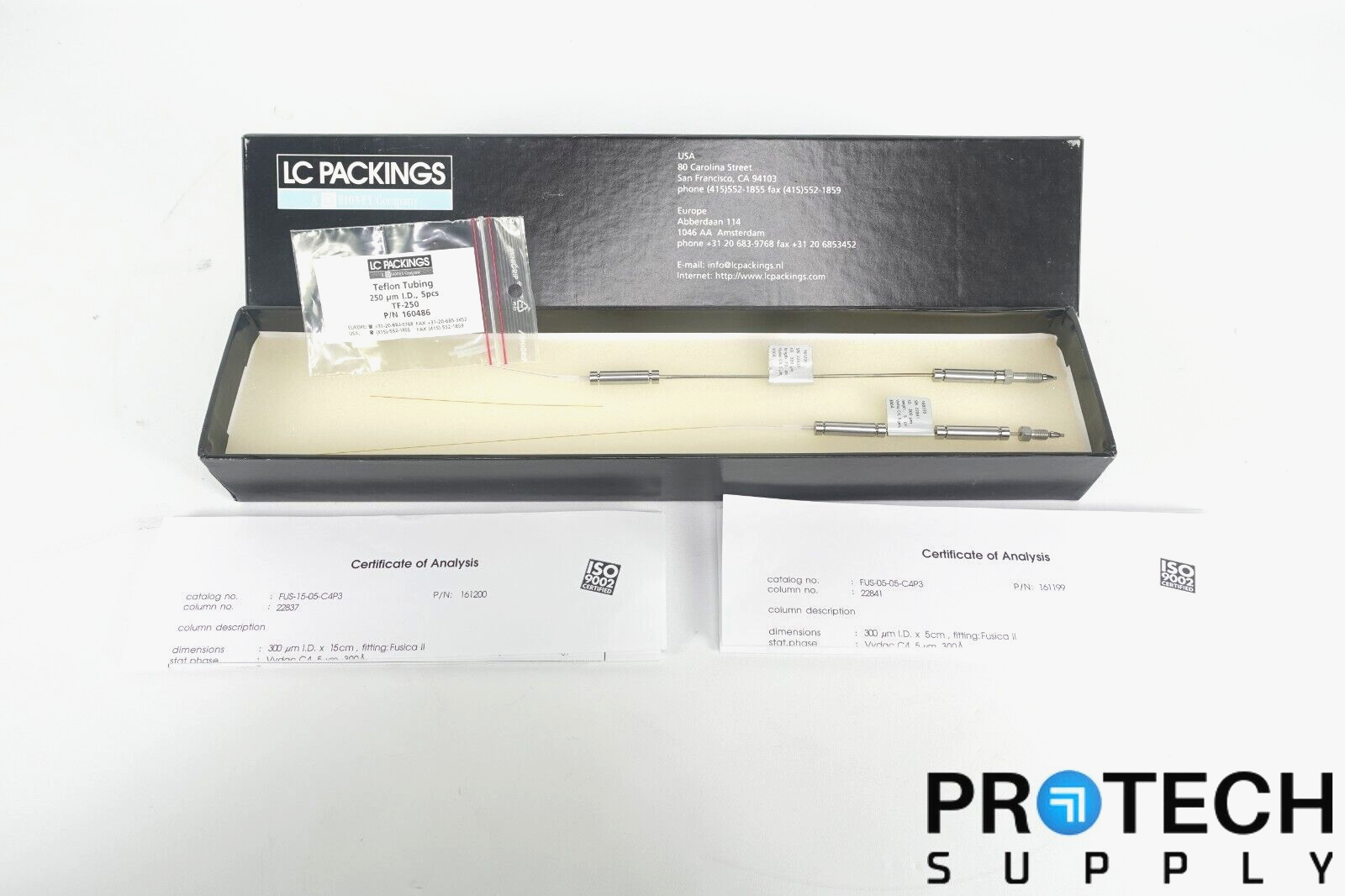 LC Packing Dionex 300μm Capillary Column 161200 w/ Column 160339 NEW w ...