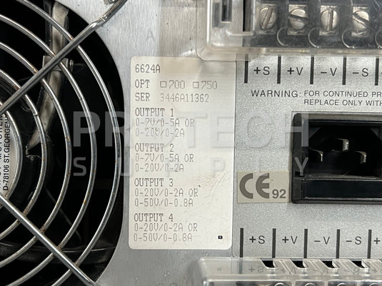 HP 6624A System DC Power Supply with WARRANTY