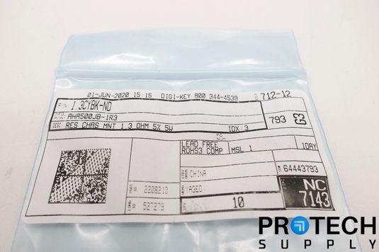 (LOT of 6) Yageo AHA500JB-1R3  Wirewound Resistors 5w NEW with WARRANTY
